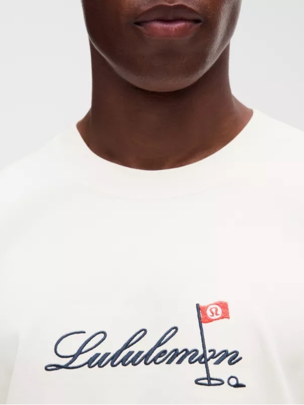 lululemon Heavyweight Classic-Fit Cotton T-Shirt – Golf Flag – NEW WITH TAGS